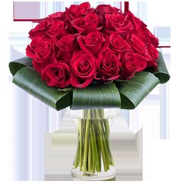 Bouquet con 35 rosas rojas