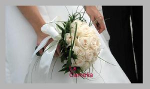 Ramo de novia bouquet rosas blancas